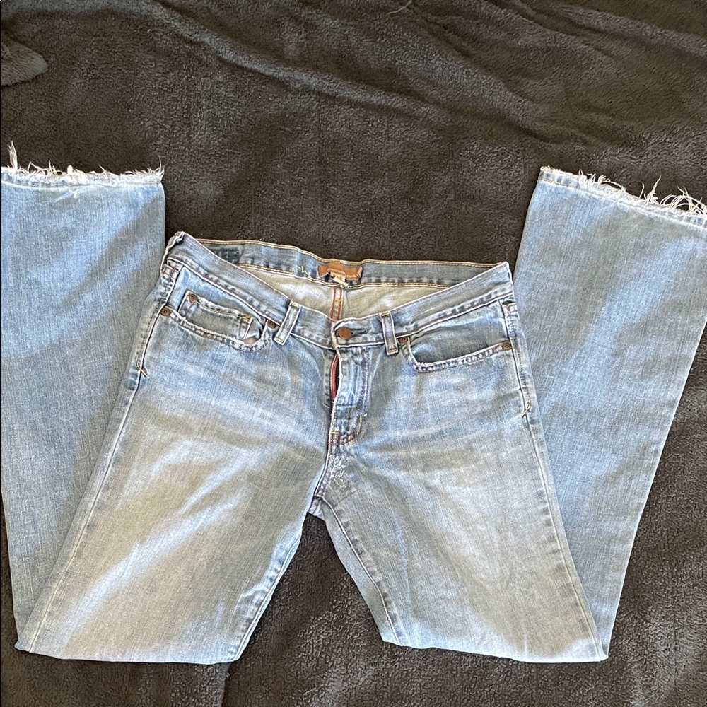 Abercrombie & Fitch Light Blue Boot Cut Jeans